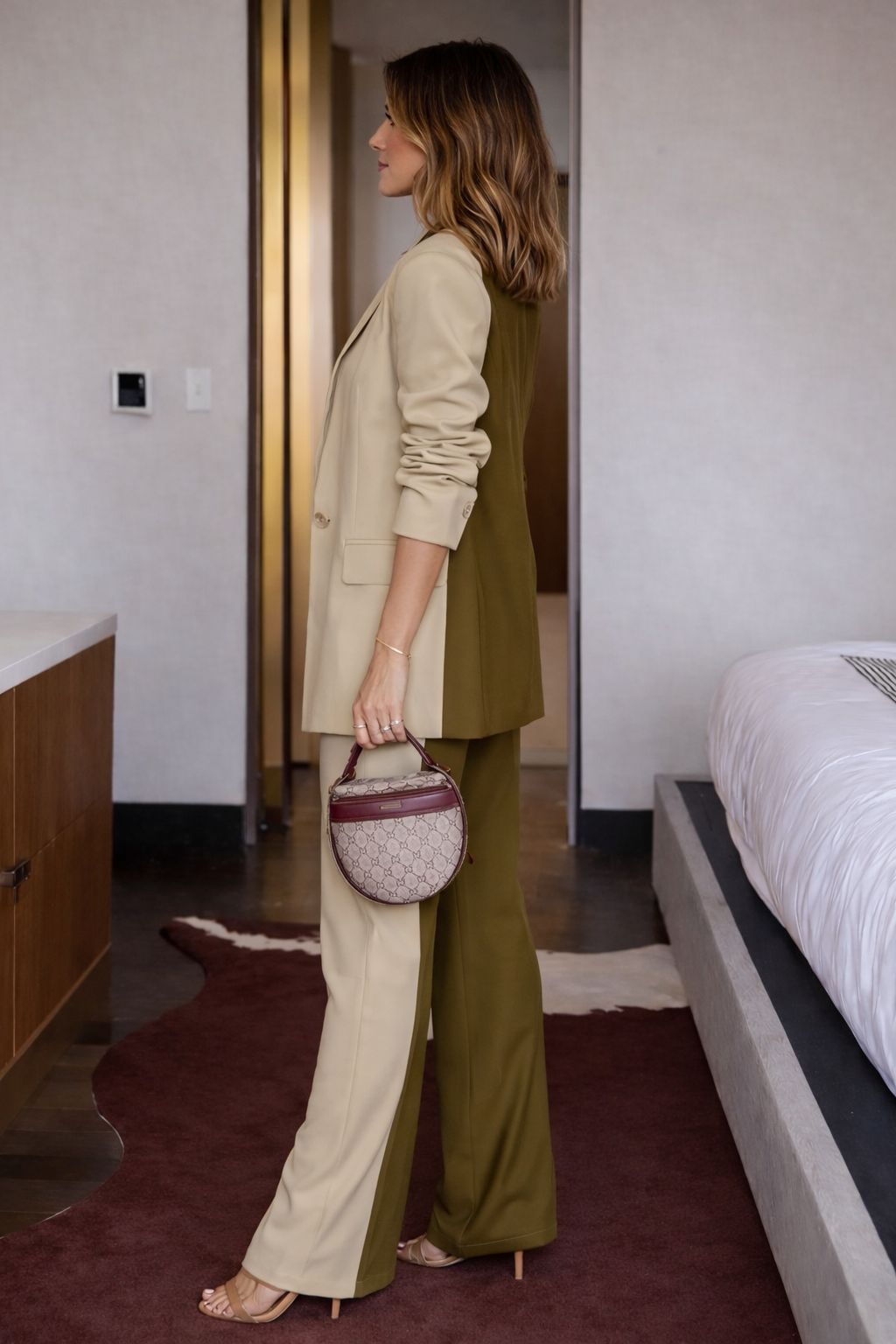 Completo Donna Elegante Oversize Blazer e Pantaloni