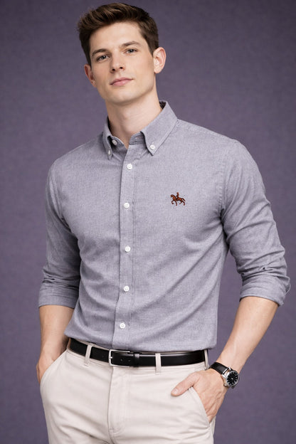 Camicia Uomo Blu Navy Slim Fit – Eleganza Casual in Cotone Premium