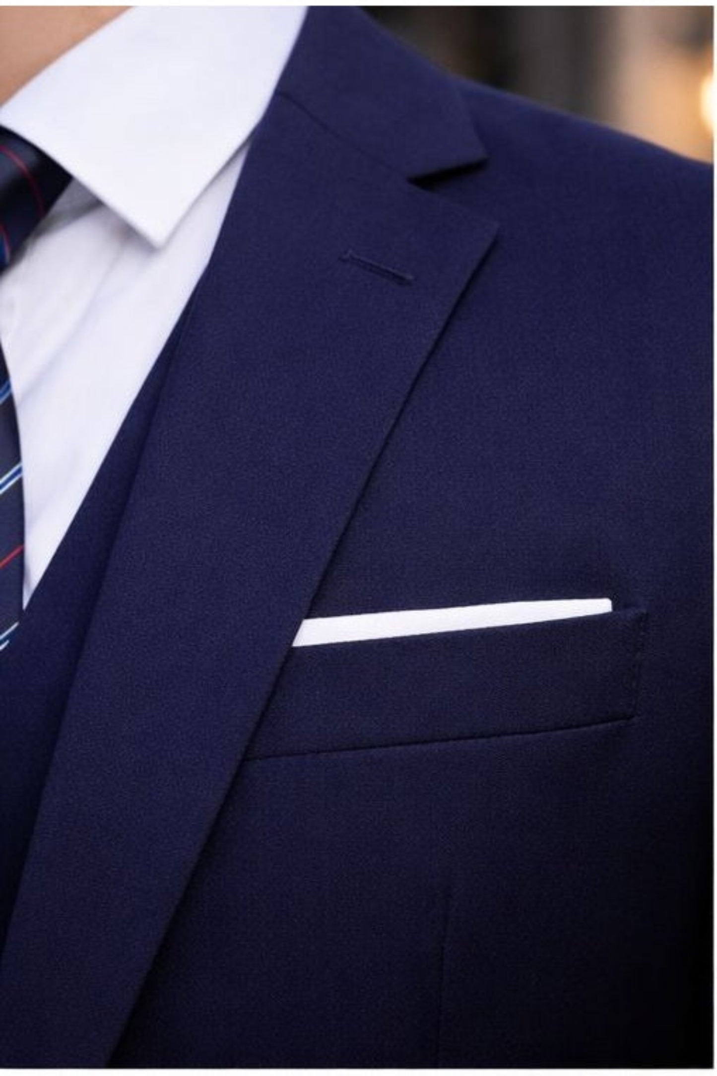 Abito Elegante Uomo Blu Slim Fit – Completo Giacca e Pantalone per Cerimonia, Eventi e Occasioni Formali